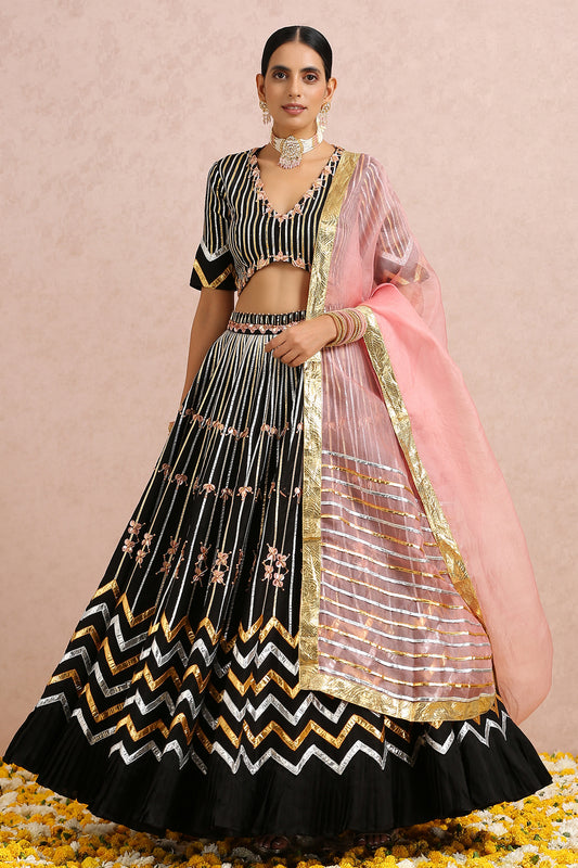 Black Lehenga Set